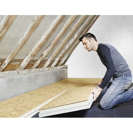 RenoTHERM ATTIC L OSB 4cm/Rd1.9 (pak 1,47m² / Netto 1,43m²) 3 RenoTHERM ATTIC L OSB 4cm/Rd1.9 (pak 1,47m² / Netto 1,43m²) - Afbeelding 3