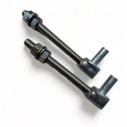 Scharnierset Voor Enkele Tuinpoort Met Palen Diam.60mm