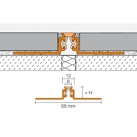 Schluter DILEX-AKWS 2,5m 11mm Grijs 2 Schluter DILEX-AKWS 2,5m 11mm Grijs - Afbeelding 2
