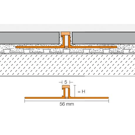 Schluter DILEX-BWS 2,5m 9mm Grijs 2 Schluter DILEX-BWS 2,5m 9mm Grijs - Afbeelding 2
