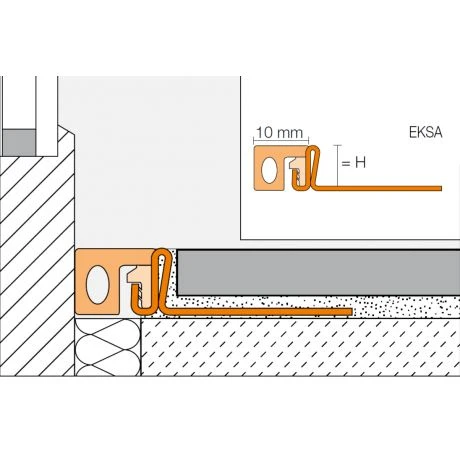 Schluter DILEX-KSA E 2,5m 11mm Grafietzwart 2 Schluter DILEX-KSA E 2,5m 11mm Grafietzwart - Afbeelding 2