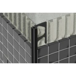 Schluter RONDEC-E 2,5m 6mm Staal 5 Schluter RONDEC-E 2,5m 6mm Staal -Bouw Materialens Winkel schluter rondec e 25m 6mm staal 2