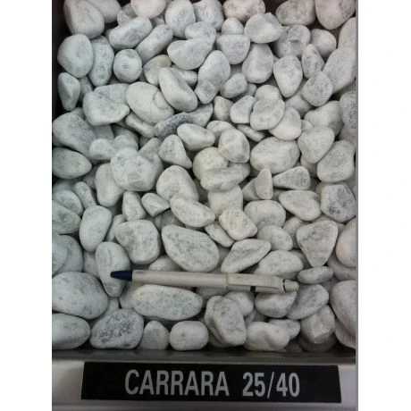 CARRARA ROND 25/40 - Zak 27 Liter (±40KG) 2 CARRARA ROND 25/40 - Zak 27 Liter (±40KG) - Afbeelding 2