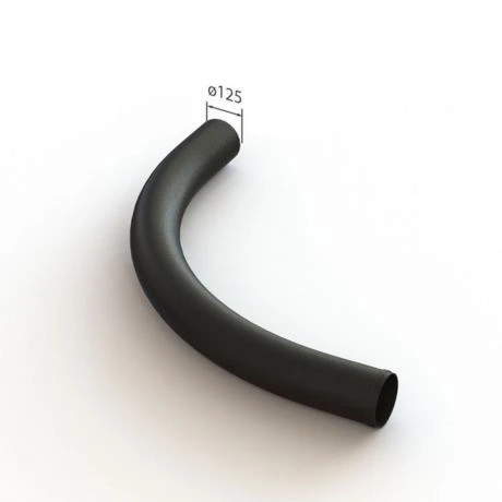 Straalbocht PVC Diameter 125mm 1 Straalbocht PVC Diameter 125mm