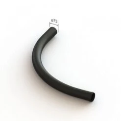 Straalbocht PVC Diameter 75mm