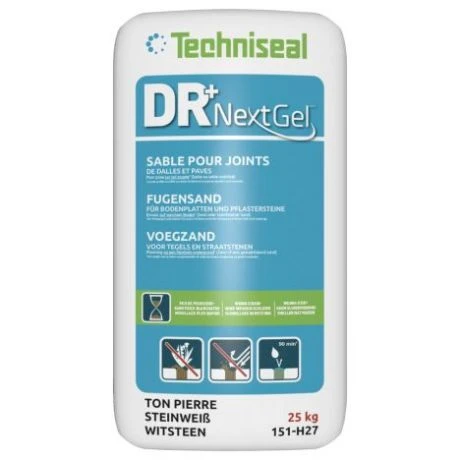 Techniseal Polymeervoeg DR+ Nextgel 25kg Graniet 1 Techniseal Polymeervoeg DR+ Nextgel 25kg Graniet