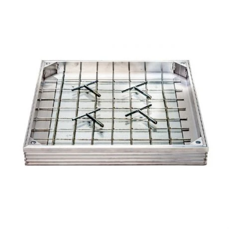 Tegeldeksel LSDRAIN ALU PRO 6cm 50x50 1 Tegeldeksel LSDRAIN ALU PRO 6cm 50x50