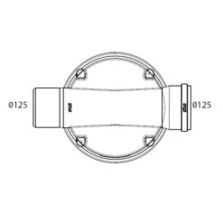 Toezichtsput PE Diam.315 - 2x125 7 Toezichtsput PE Diam.315 - 2x125 -Bouw Materialens Winkel toezichtsput pe diam 315 2x125mm 2