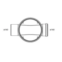 Toezichtsput PE Diam.315 - 2x160 9 Toezichtsput PE Diam.315 - 2x160 -Bouw Materialens Winkel toezichtsput pe diam 315 2x160mm 2