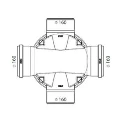 Toezichtsput PE Diam.315 - 4x160 -Bouw Materialens Winkel toezichtsput pe diam 315 4x160mm 2