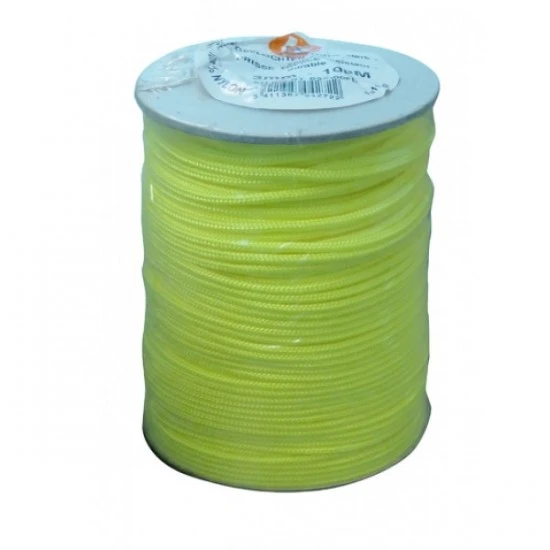 Touw Nylon 50m - 2mm Fluogeel 1 Touw Nylon 50m - 2mm Fluogeel