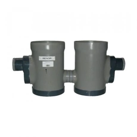 Vetvanger Dubbele Sifonput Diam.250 - 2x110 1 Vetvanger Dubbele Sifonput Diam.250 - 2x110