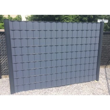 Vlechtband 190mmx50m ANTRACIET 2 Vlechtband 190mmx50m ANTRACIET - Afbeelding 2