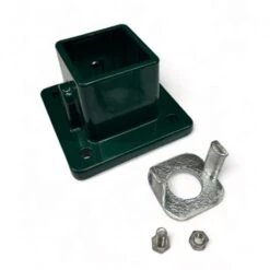 Voetplaat 60/60mm Inclusief Bouten Groen