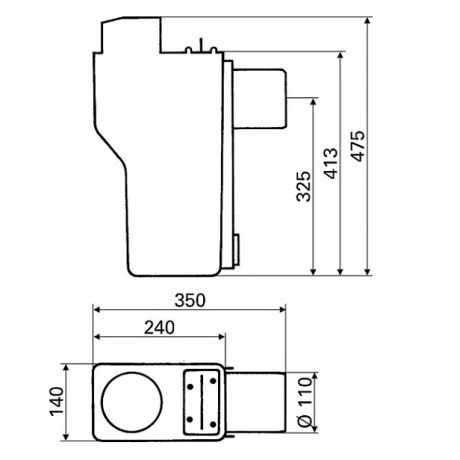 Wisy Multisiphon Multifunctionele Overloop 2 Wisy Multisiphon Multifunctionele Overloop - Afbeelding 2