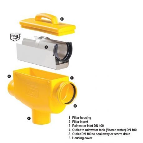 Wisy VORTEX Linear Filter (ingebouwd In Tank) 3 Wisy VORTEX Linear Filter (ingebouwd In Tank) - Afbeelding 3