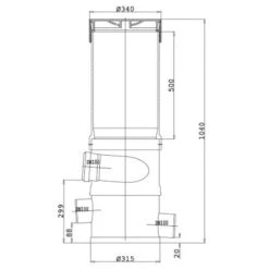 Wisy WFF100 Cycloon Regenwaterfilter + Opzetstuk -Bouw Materialens Winkel wisy wff100 cycloon regenwaterfilter dn110 3