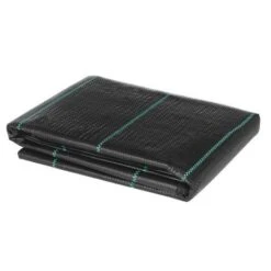 Anti-worteldoek Zwart Geweven 25x1.05m
