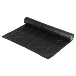 Anti-worteldoek Zwart Geweven Rol 25x2.1m