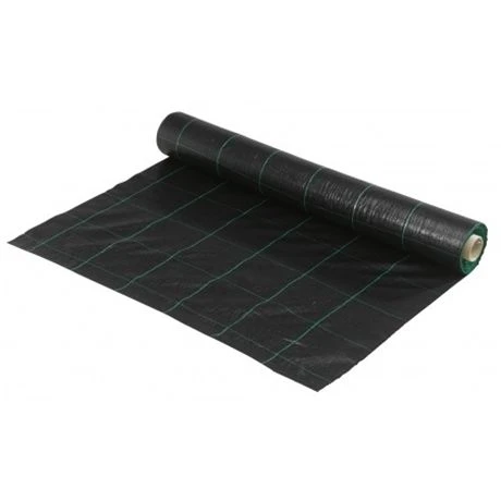 Anti-worteldoek Zwart Geweven Rol 25x2.1m 1 Anti-worteldoek Zwart Geweven Rol 25x2.1m